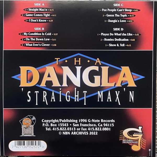 The Dangla - Straight Max'n | G-Note Records (NBNATDSM) - 2 The Dangla - Straight Max'n | G-Note Records (NBNATDSM) - 2