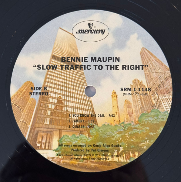 Bennie Maupin - Slow Traffic To The Right | Mercury (SRM-1-1148) - 5
