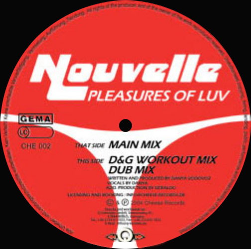 Nouvelle - Pleasures Of Luv | Cheese Records (CHE 002)