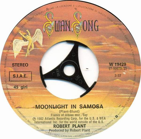 Robert Plant - Burning Down One Side | Swan Song (W 19429) - 4