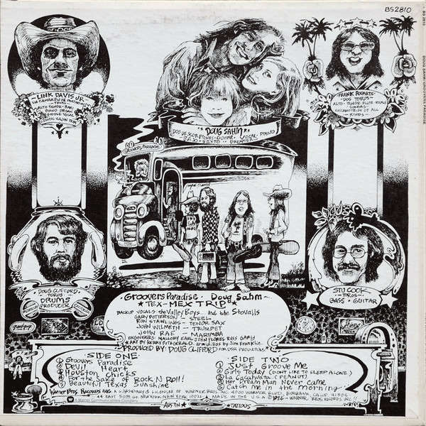 Doug Sahm - Groover's Paradise | Warner Bros. Records (BS 2810) - 2 Doug Sahm - Groover's Paradise | Warner Bros. Records (BS 2810) - 2