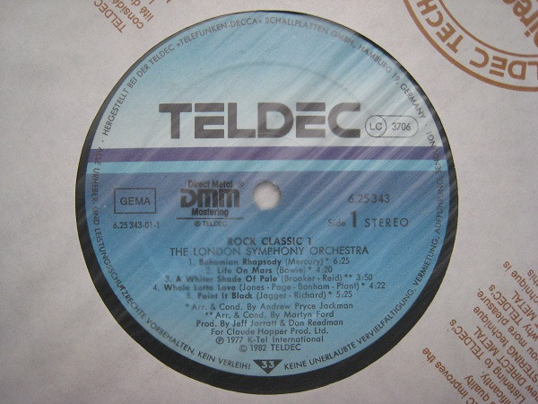 London Symphony Orchestra - Rock Classic 1 | TELDEC (6.25343) - 3