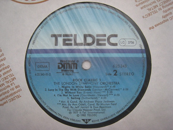 London Symphony Orchestra - Rock Classic 1 | TELDEC (6.25343) - 4