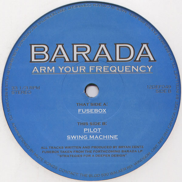 Barada - Arm Your Frequency | Definitive Recordings (12DEF049) - main