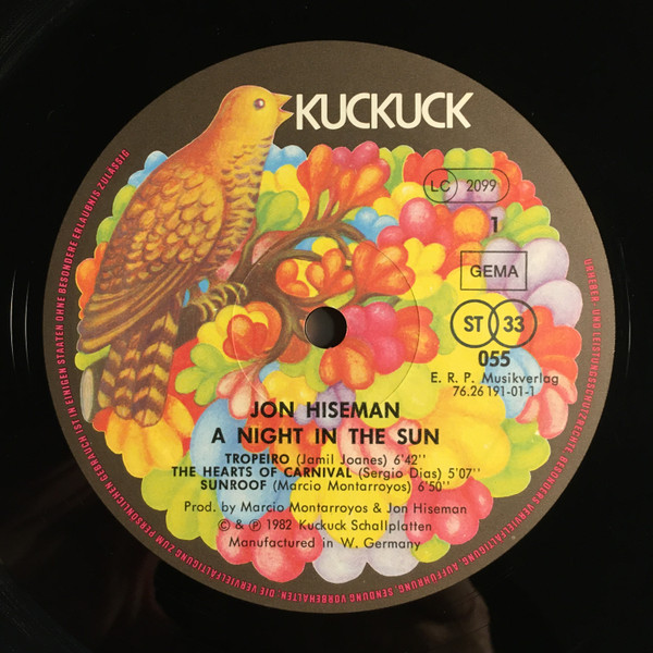 Jon Hiseman - A Night In The Sun | Kuckuck (055) - 3 Jon Hiseman - A Night In The Sun | Kuckuck (055) - 3