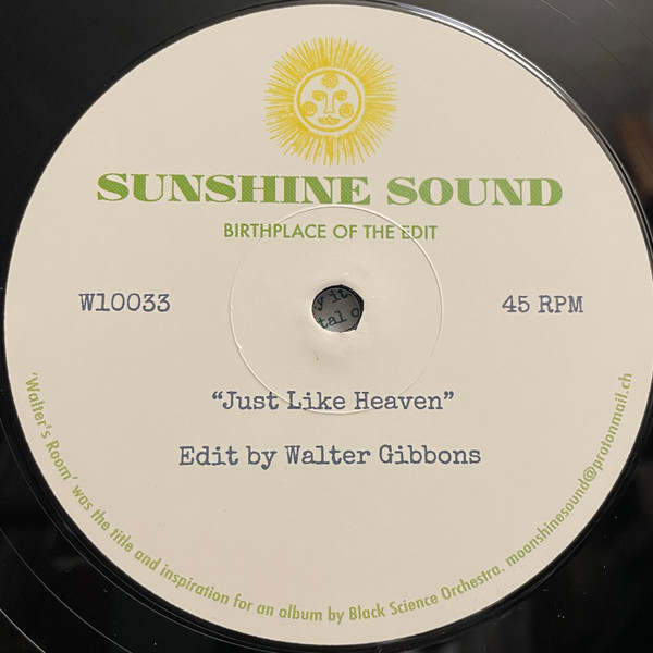 Unknown Artist - Just Like Heaven / Happy Today (Walter Gibbons Disco Blends) | Sunshine Sound (W10033, W10034) - 2 Unknown Artist - Just Like Heaven / Happy Today (Walter Gibbons Disco Blends) | Sunshine Sound (W10033, W10034) - 2