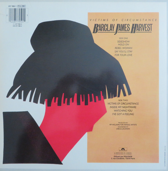 Barclay James Harvest - Victims Of Circumstance | Polydor (817 950-1) - 2