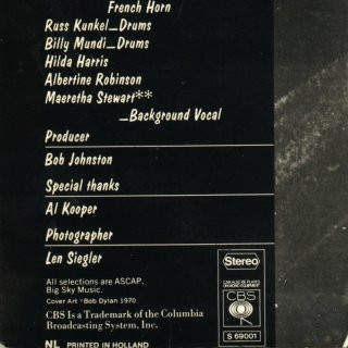 Bob Dylan - New Morning | CBS (S 69001) - 3