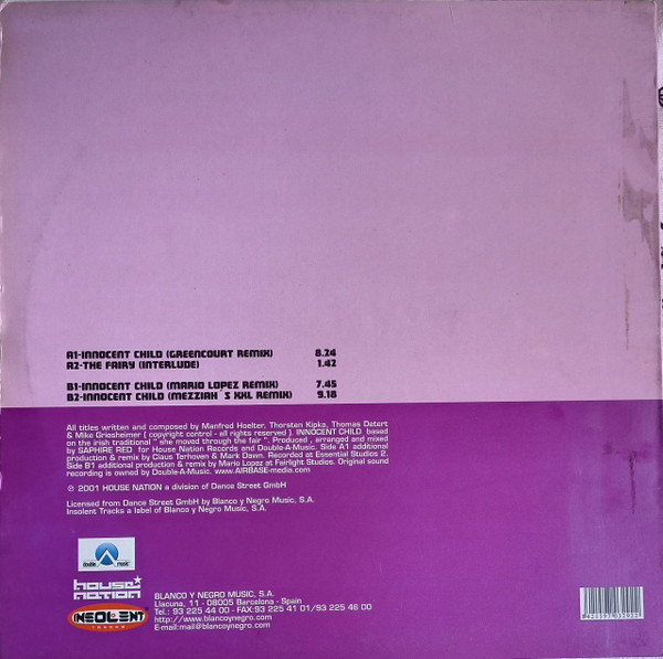 Saphire Red - Innocent Child | Insolent Tracks (INSMX 226) - 2 Saphire Red - Innocent Child | Insolent Tracks (INSMX 226) - 2