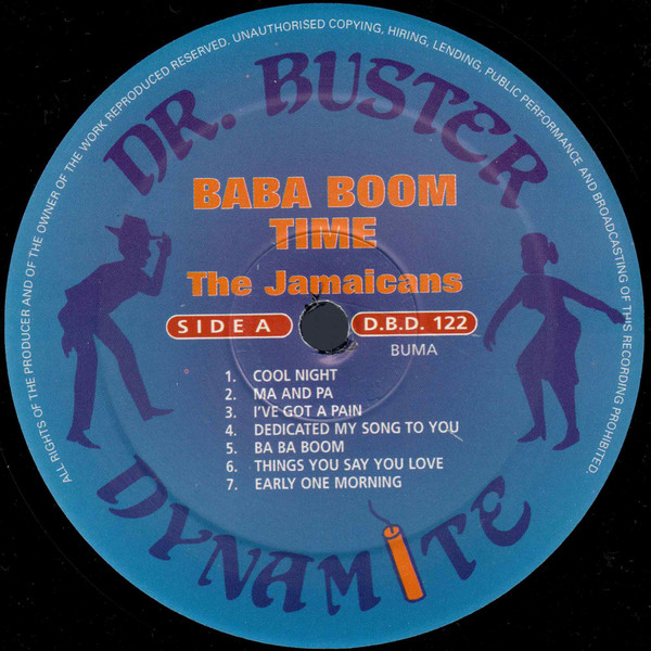 The Jamaicans - Baba Boom Time (14 Rocksteady / Reggae Hits (1967-1972) | Dr. Buster Dynamite (D.B.D. 122) - 2 The Jamaicans - Baba Boom Time (14 Rocksteady / Reggae Hits (1967-1972) | Dr. Buster Dynamite (D.B.D. 122) - 2