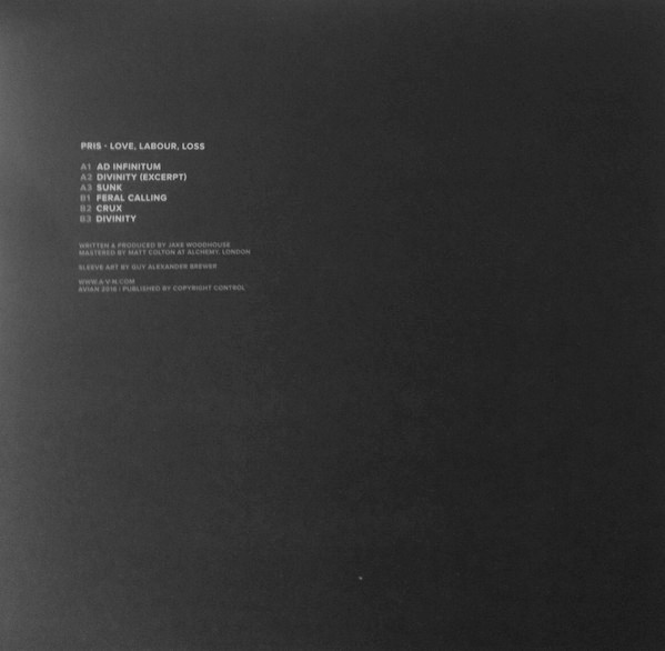 Pris - Love, Labour, Loss | Avian (AVN026) - 4