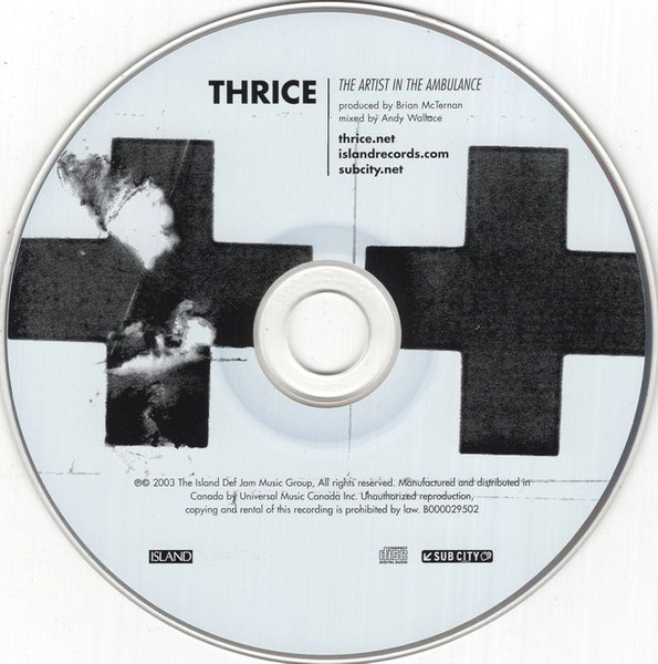 Thrice - The Artist In The Ambulance [CD] | Sub City Records (B000029502) - 3