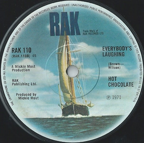 Hot Chocolate - You Could've Been A Lady | RAK (RAK 110) - 2