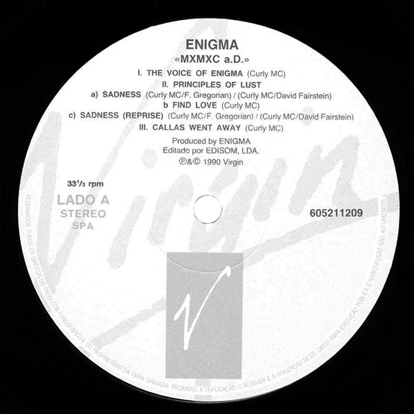 Enigma - MCMXC a.D. | Virgin (605211209) - 3