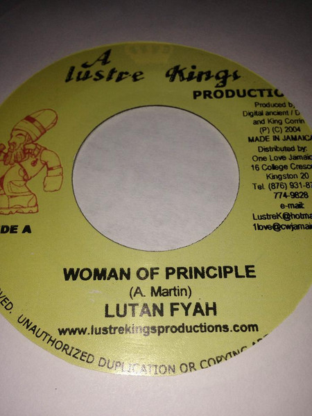 Lutan Fyah - Woman Of Principle | Lustre Kings (none)