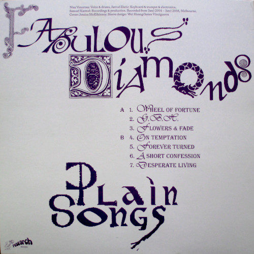 Fabulous Diamonds - Plain Songs | Research Records (RESEARCH06) - 2 Fabulous Diamonds - Plain Songs | Research Records (RESEARCH06) - 2