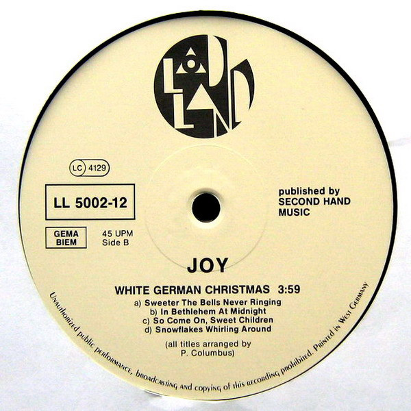 JOY - The Christmas Mix | Ladyland Records (LL 5002-12) - 4