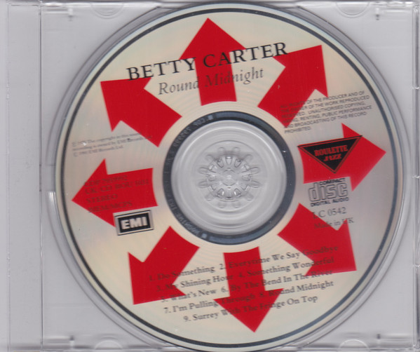 Betty Carter - Round Midnight | Roulette (CDP 7959992) - main