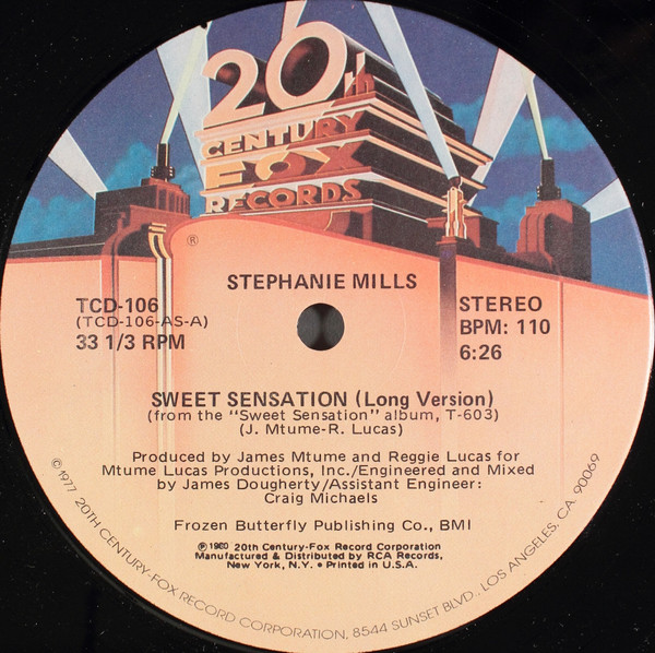 Stephanie Mills - Sweet Sensation | 20th Century Fox Records (TCD-106)
