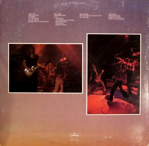 Rush - All The World's A Stage | Mercury (SRM-2-7508) - 3