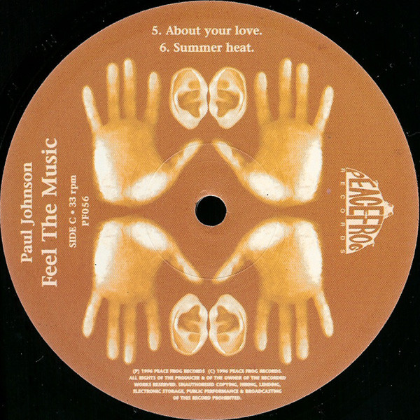 Paul Johnson - Feel The Music | Peacefrog Records (PF056) - 4 Paul Johnson - Feel The Music | Peacefrog Records (PF056) - 4