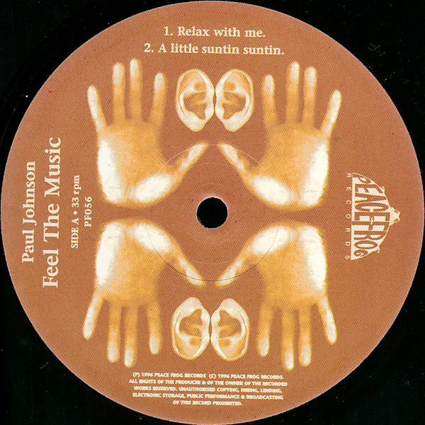Paul Johnson - Feel The Music | Peacefrog Records (PF056) - 2 Paul Johnson - Feel The Music | Peacefrog Records (PF056) - 2