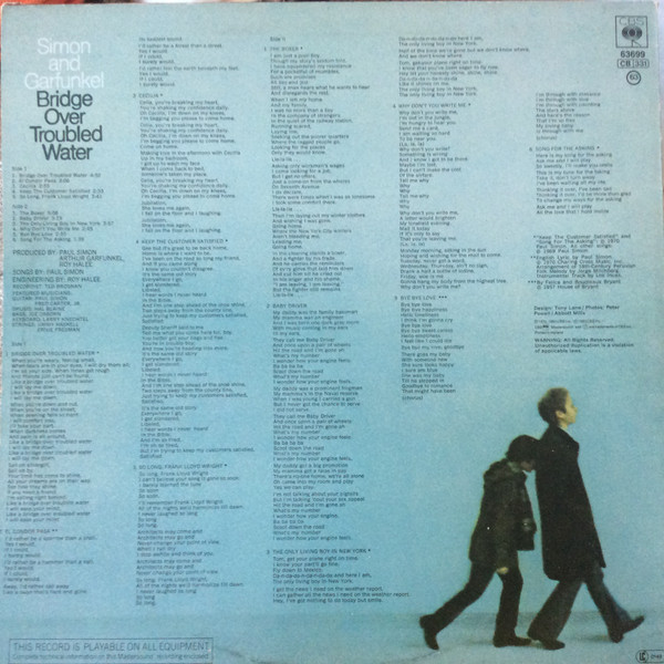 Simon & Garfunkel - Bridge Over Troubled Water | CBS (CBSH 63699)