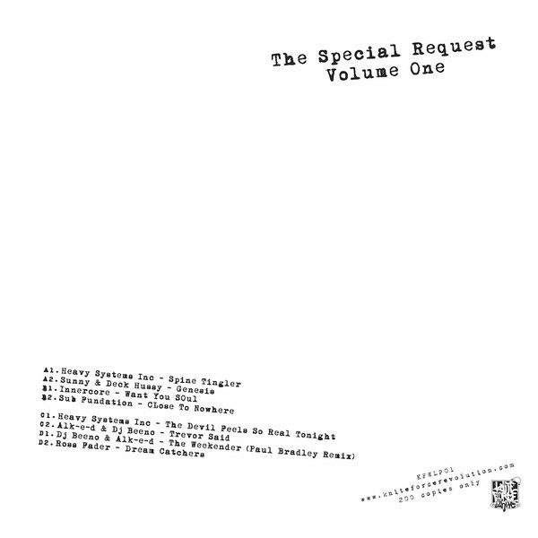 Various - The Special Request LP | Kniteforce White (KFWLP01) - 2