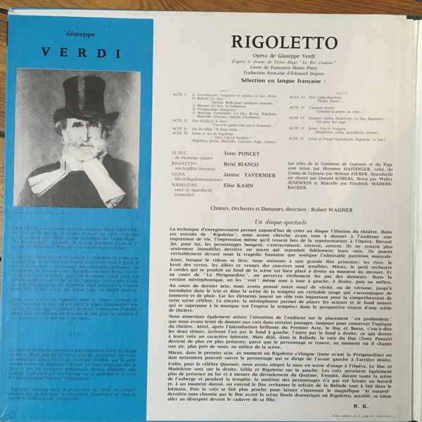 Giuseppe Verdi - Rigoletto | Philips (835.495 LY) - 2
