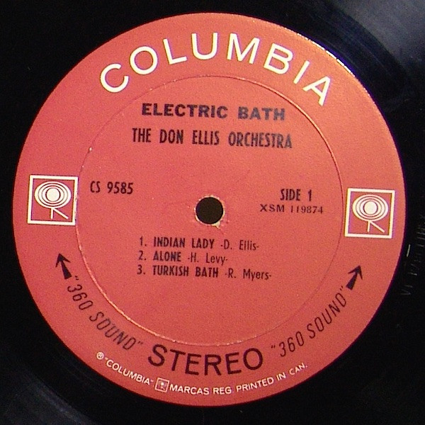 The Don Ellis Orchestra - Electric Bath | Columbia (CS 9585) - 3