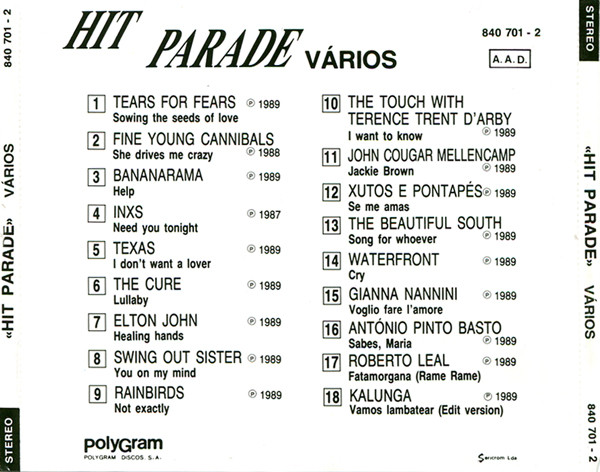 Various - Hit Parade | Polystar (840 701-2) - 2
