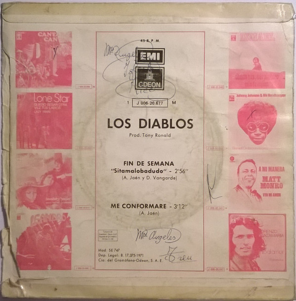 Los Diablos - Fin De Semana | Odeon (1 J 006-20.677 M)