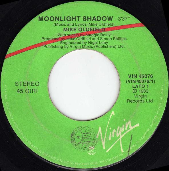 Mike Oldfield - Moonlight Shadow | Virgin (VIN 45076) - 3 Mike Oldfield - Moonlight Shadow | Virgin (VIN 45076) - 3