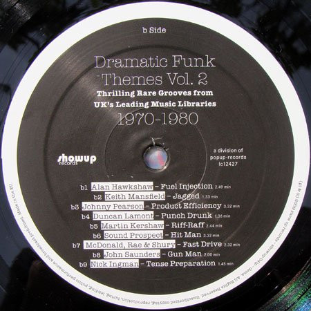 Various - Dramatic Funk Themes Vol. 2 - Thrilling Rare Grooves From UK's Leading Music Libraries 1970-1980 | ShowUp Records (showup 04lp) - 4 Various - Dramatic Funk Themes Vol. 2 - Thrilling Rare Grooves From UK's Leading Music Libraries 1970-1980 | ShowUp Records (showup 04lp) - 4