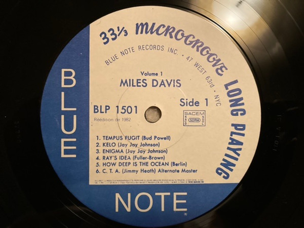 Miles Davis - Volume 1 | Blue Note (BLP 1501) - 3