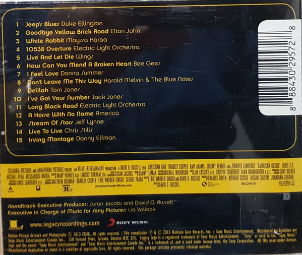 Various - American Hustle (Original Motion Picture Soundtrack) | Legacy (88843029572) - 2 Various - American Hustle (Original Motion Picture Soundtrack) | Legacy (88843029572) - 2