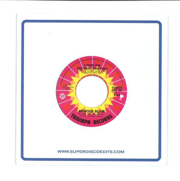 Arnold Blair - Finally Made It Home | Triumph Records (SDE 20) - 2 Arnold Blair - Finally Made It Home | Triumph Records (SDE 20) - 2