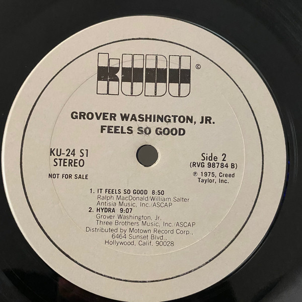 Grover Washington, Jr. - Feels So Good | Kudu (KU-24 S1) - 3 Grover Washington, Jr. - Feels So Good | Kudu (KU-24 S1) - 3