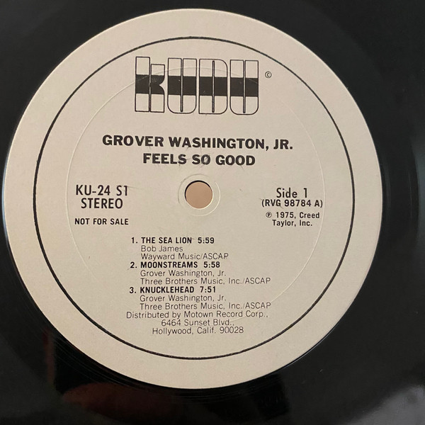 Grover Washington, Jr. - Feels So Good | Kudu (KU-24 S1) - 2 Grover Washington, Jr. - Feels So Good | Kudu (KU-24 S1) - 2