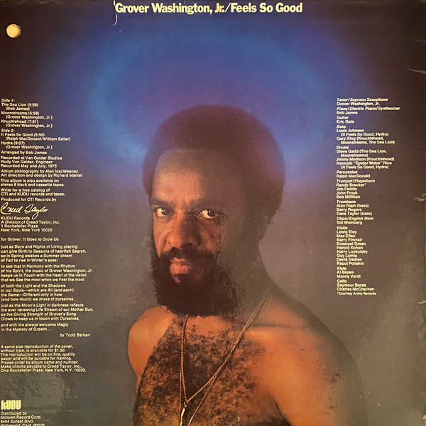 Grover Washington, Jr. - Feels So Good | Kudu (KU-24 S1) - 4 Grover Washington, Jr. - Feels So Good | Kudu (KU-24 S1) - 4