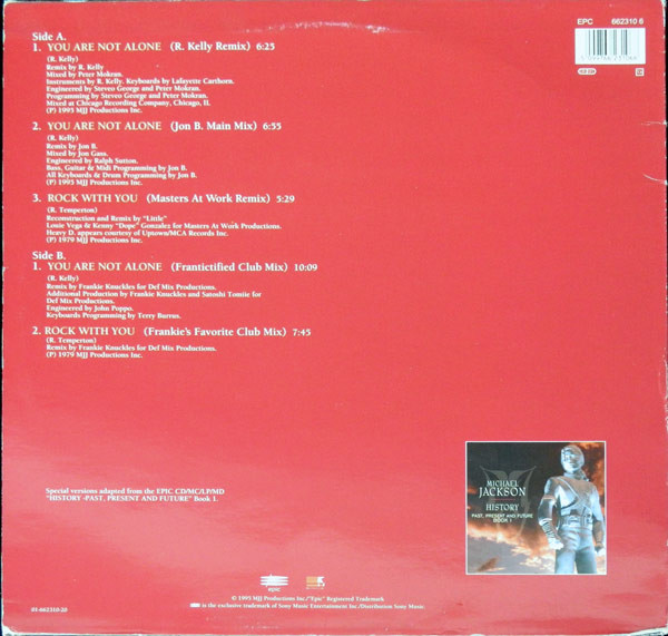 Michael Jackson - You Are Not Alone | Epic (662310 6) - main Michael Jackson - You Are Not Alone | Epic (662310 6) - main