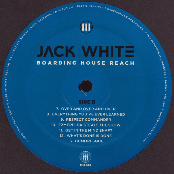 Jack White - Boarding House Reach | Third Man Records (TMR-540) - 3 Jack White - Boarding House Reach | Third Man Records (TMR-540) - 3