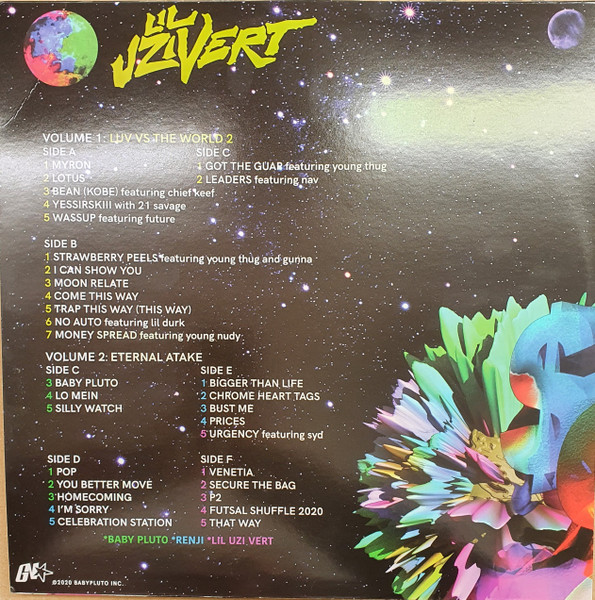 Lil Uzi Vert - Eternal Atake (Deluxe) - LUV Vs. The World 2 | Babypluto Inc. (556236LVTW2) - 2 Lil Uzi Vert - Eternal Atake (Deluxe) - LUV Vs. The World 2 | Babypluto Inc. (556236LVTW2) - 2