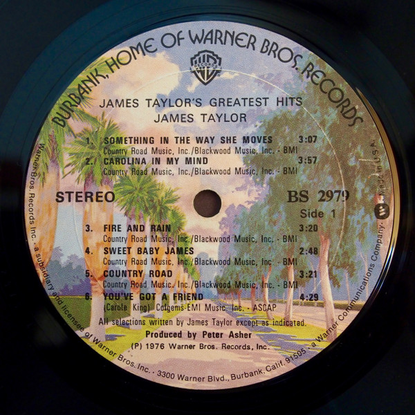 James Taylor - James Taylor's Greatest Hits | Warner Bros. Records (BS 2979) - 3 James Taylor - James Taylor's Greatest Hits | Warner Bros. Records (BS 2979) - 3