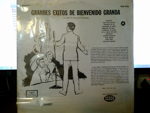 Bienvenido Granda Con La Sonora Matancera - Grandes Exitos De Bienvenido Granda | Seeco (SCLP-9123) - 2 Bienvenido Granda Con La Sonora Matancera - Grandes Exitos De Bienvenido Granda | Seeco (SCLP-9123) - 2