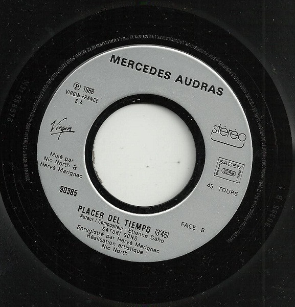Mercedes Audras - La Tête A L'Envers | Virgin (90385) - 4