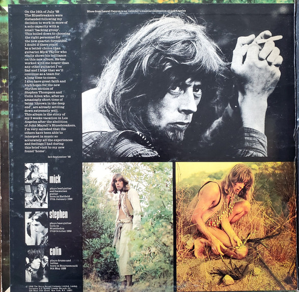 John Mayall - Blues From Laurel Canyon | London Records (PS 545) - 2