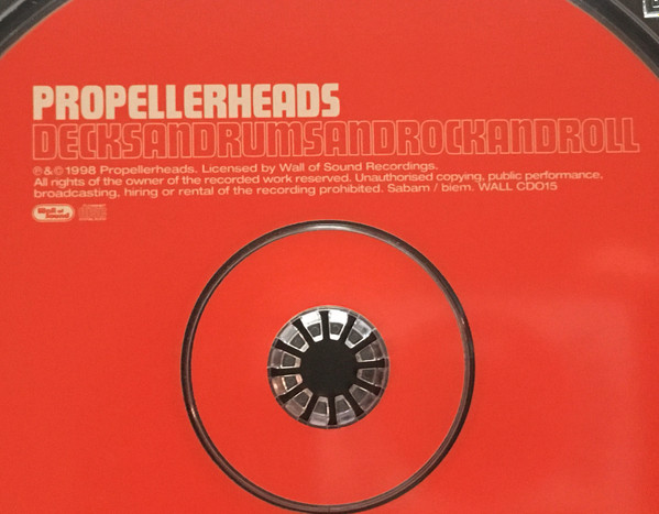 Propellerheads - Decksandrumsandrockandroll | Wall Of Sound (WALL CD015) - 4 Propellerheads - Decksandrumsandrockandroll | Wall Of Sound (WALL CD015) - 4