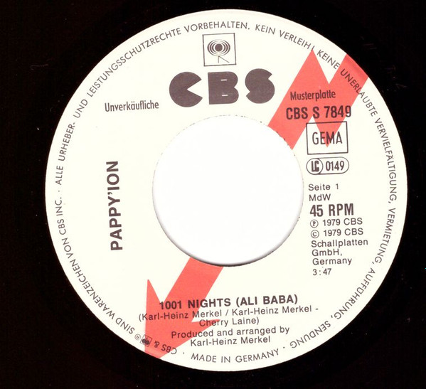 Pappy'ion - 1001 Nights (Ali Baba) | CBS (CBS S 7849) - 3