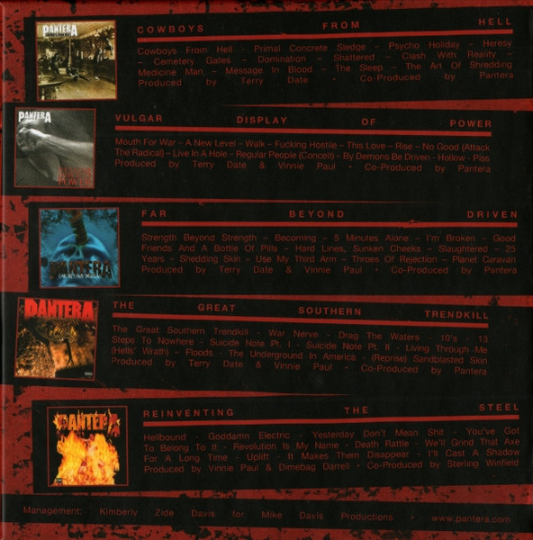 Pantera - The Complete Studio Albums 1990-2000 (5CD - Boxset) [CD] | Rhino Records (081227953690) - 2